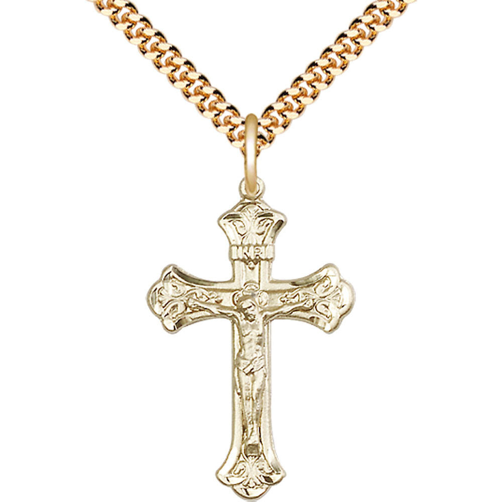 Gold Filled Crucifix Pendant - 0622GF