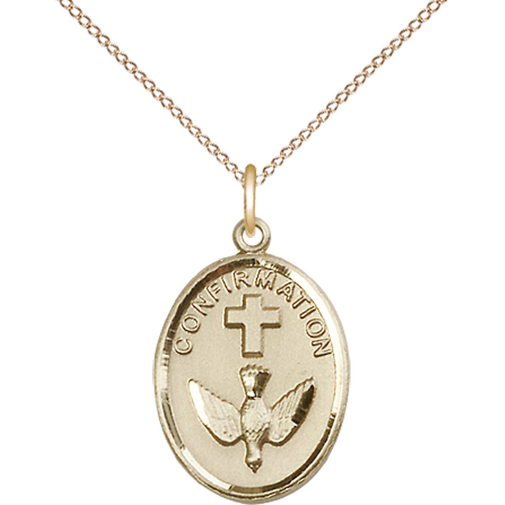 Gold Filled Confirmation Pendant - 0873GF