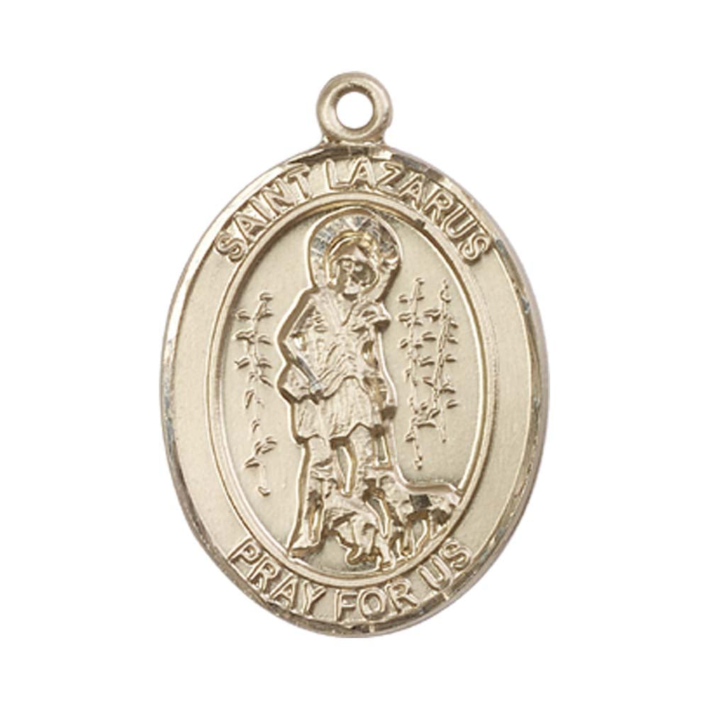 14kt Gold St. Lazarus Medal - Large