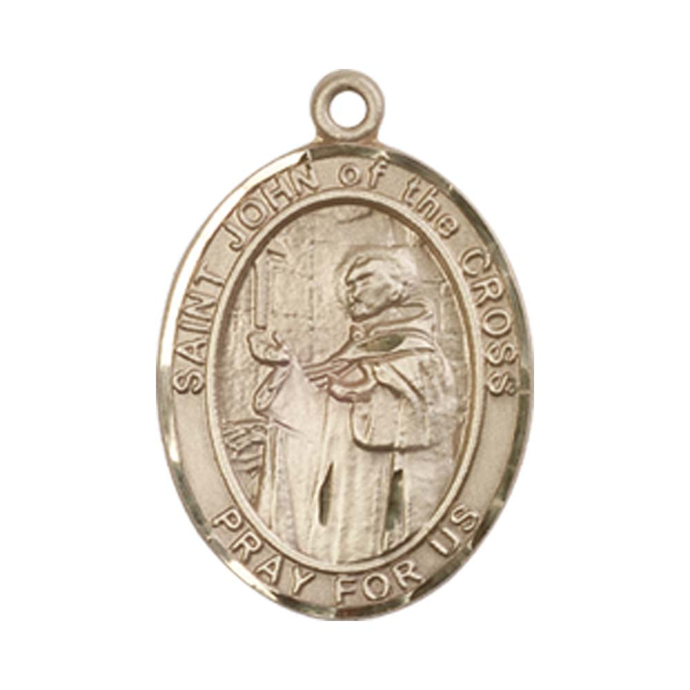 14kt Gold St. John of the Cross Medal - Medium