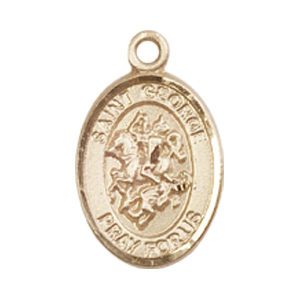 14kt Gold St. George Medal - Small