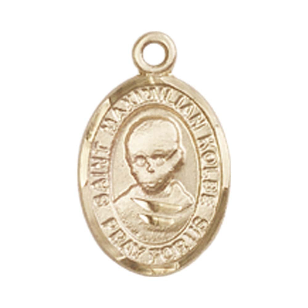 14kt Gold St. Maximilian Kolbe Medal - Small