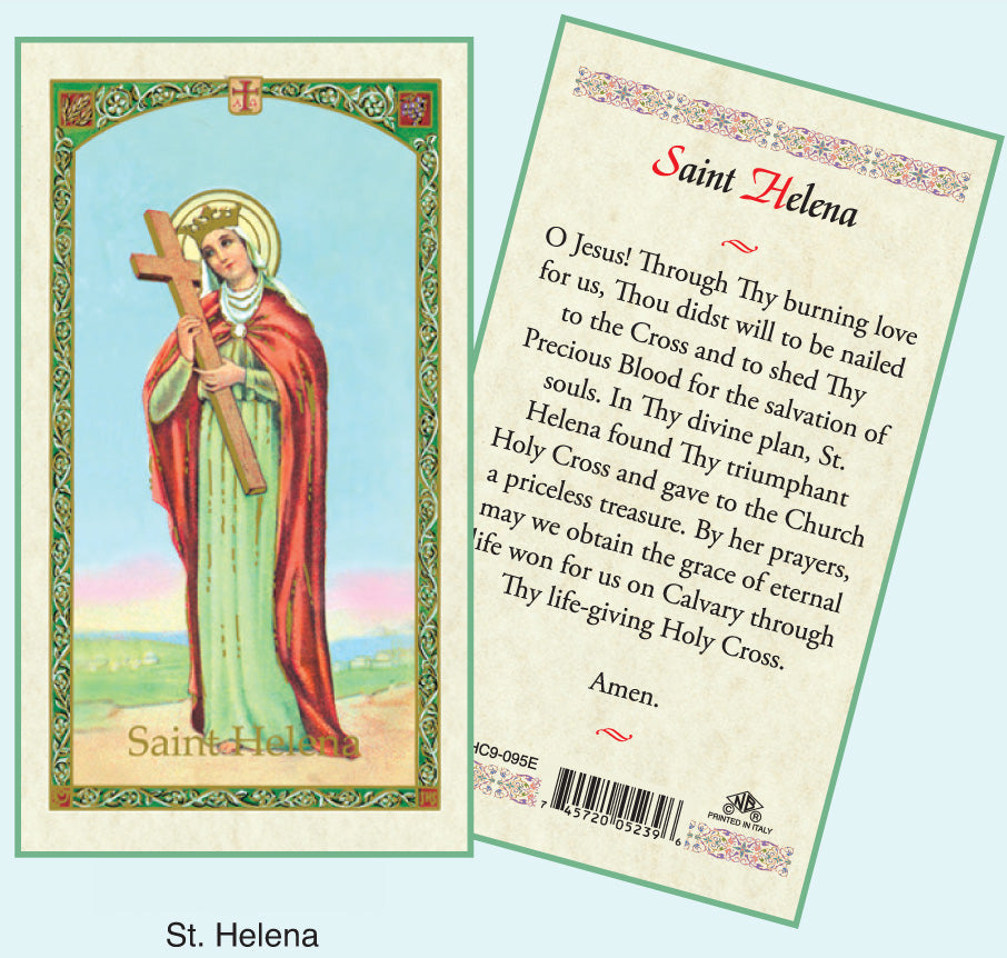 PRAYER CARD ST.HELEN – Crosses & Medals