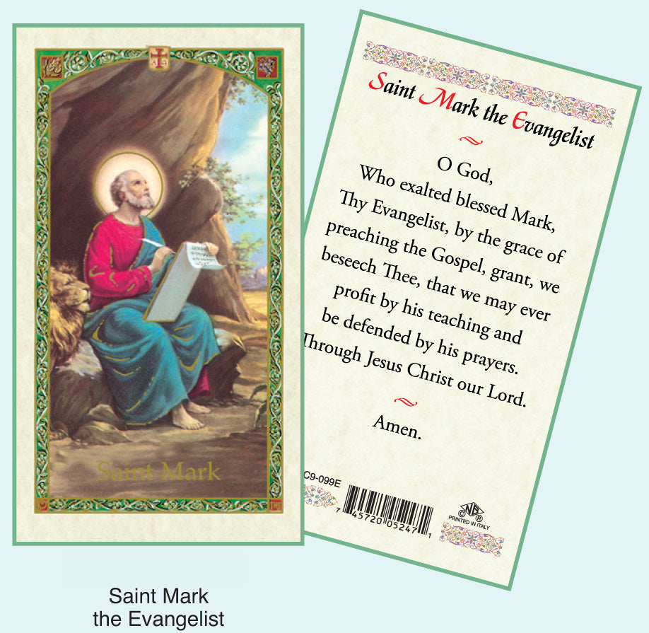 PRAYER CARD ST MARK