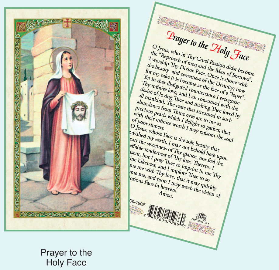 PRAYER CARD ST VERONICA