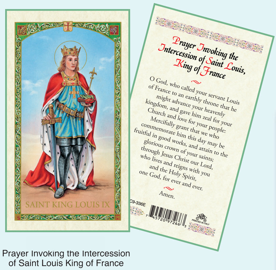 PRAYER CARD ST.LOUIS