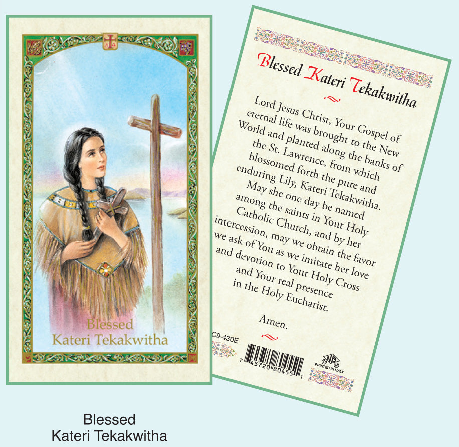 PRAYER CARD KATERI TEKAKWICHA